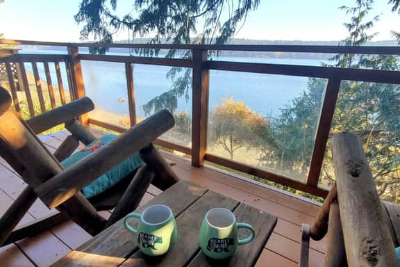 Waterfront + Mt Rainier Views | 4 Decks, Games